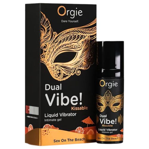 Orgie Dual Vibe unisex folyékony vibrátor - Sex on the Beach - 15 ml