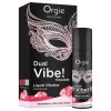 Orgie Dual Vibe unisex folyékony vibrátor - Eper - Gin Tonic - 15 ml