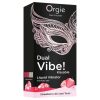 Orgie Dual Vibe unisex folyékony vibrátor - Eper - Gin Tonic - 15 ml
