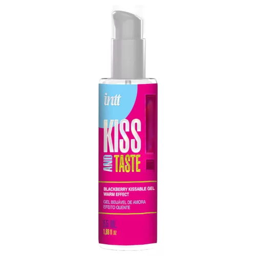 Intt Kiss and Taste - melegítő hatású szedres síkosító - 55ml