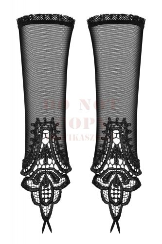 Obsessive Luiza fekete kesztyű