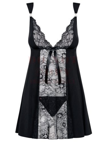 Charmea fekete babydoll - L/XL