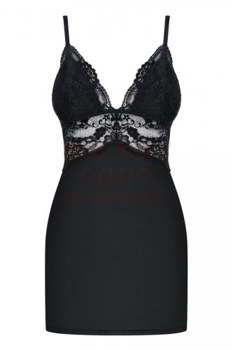 Elegáns fekete 810 babydoll - S/M