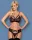 Obsessive 818 fekete csipkeszett - S/M