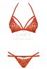 Obsessive 838 piros szett - S/M