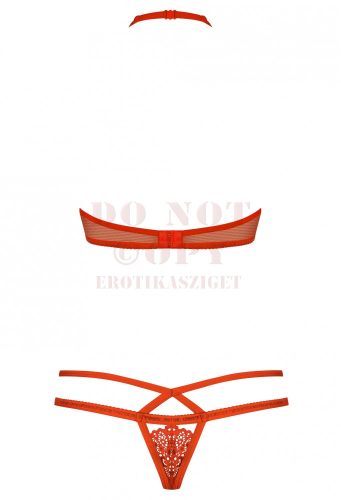 Obsessive 838 piros szett - S/M
