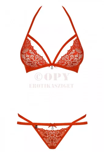 Obsessive 838 piros szett - L/XL