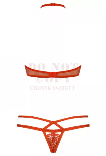 Obsessive 838 piros szett - L/XL