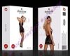 Obsessive 838 piros fűző szett - S/M