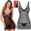Obsessive 853 szexi hálóruha - S/M