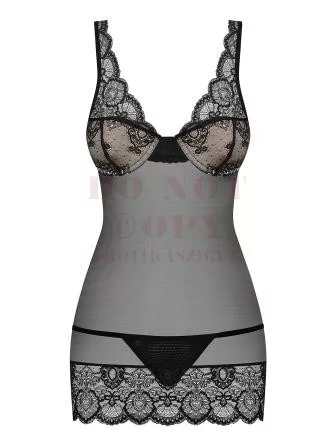 Obsessive 853 szexi hálóruha - S/M