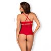 Obsessive 838 piros nyitott body - L/XL