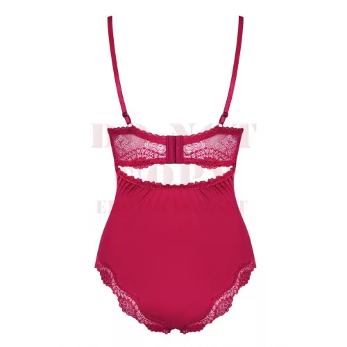 Obsessive Rosalyne bordó body - L/XL