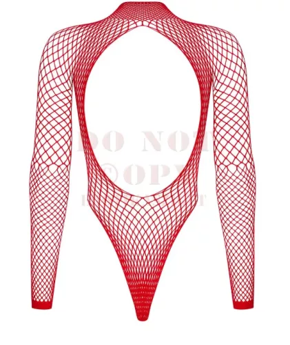 Obsessive B126 necc piros body - XL/XXL