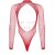 Obsessive B126 necc piros body - XL/XXL