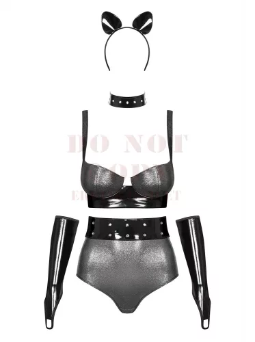 Obsessive Silveria szexi macskanő jelmez - L/XL