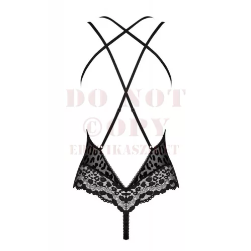 Obsessive Giully leopárd body - L/XL