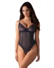 Obsessive Nighty Blue nyitott body - XS/S