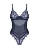 Obsessive Nighty Blue nyitott body - XS/S