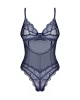 Obsessive Nighty Blue nyitott body - XS/S