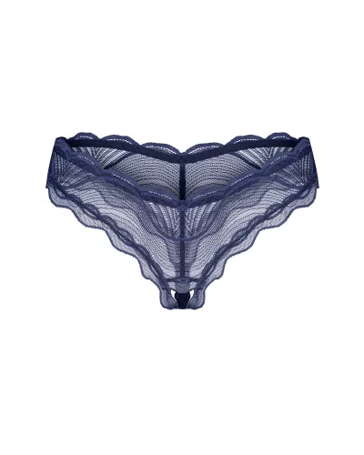 Obsessive Nighty Blue nyitott alsó - M/L