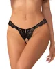 Obsessive Trinise nyitott gyöngyös tanga - L/XL