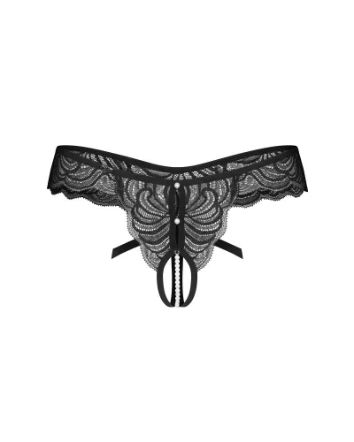 Obsessive Trinise nyitott gyöngyös tanga - L/XL