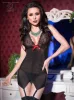 Chilirose harisnyatartós fekete babydoll - XS/S