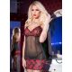 Chilirose rózsás babydoll - S/M