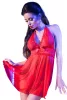 Chilirose piros 4011  babydoll - S/M