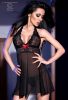 Chilirose fekete csipke babydoll - L/XL