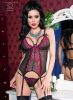 Chilirose 4213 harisnyatartós fűző - S