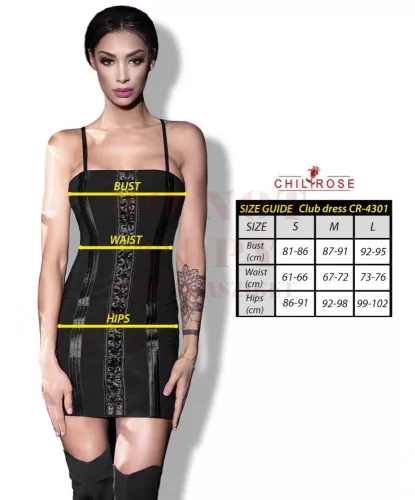 Chilirose 4301 merevített miniruha - S