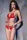 Chilirose 4410 nyitott piros body - S/M