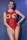 Chilirose nedveshatású nyitott piros body  - M