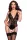 Chilirose 4702 nyitott fekete body - L