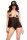 Chilirose láncos nyitott babydoll - S
