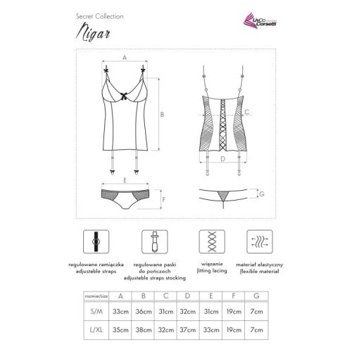 Nigar erotikus szett- L/XL