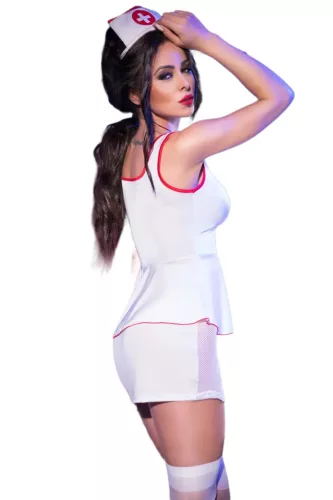Chilirose 4 részes  4160 nővér jelmez -  S/M