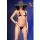 Chilirose 4840 fekete micro bikini - S/M