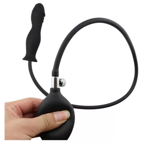 Wild Play - pumpálható fekete anál plug