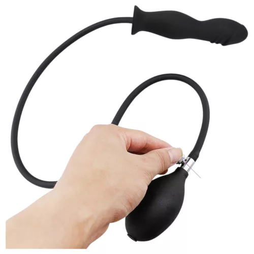 Wild Play - pumpálható fekete anál plug