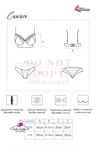 Livco Corsetti Caniave csipkszett - S/M