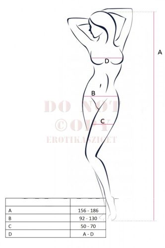 Passion csipkés fehér harisnyaruha - BS006