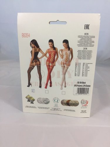 Passion csipkés fehér harisnyaruha - BS054