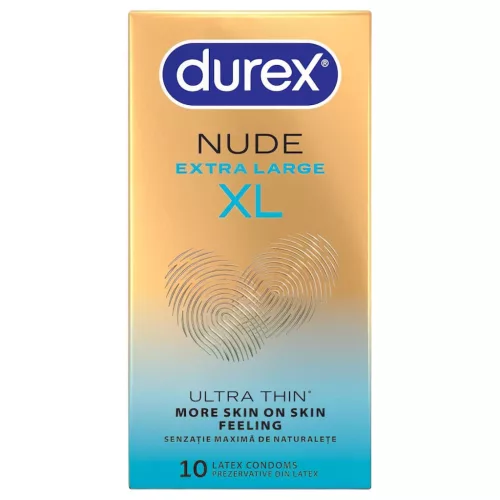 Durex Invisible Slim - vékony óvszer 10 db