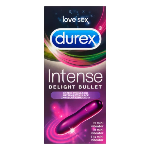 Durex Intense Delight Bullet - mini lila rúdvibrátor 