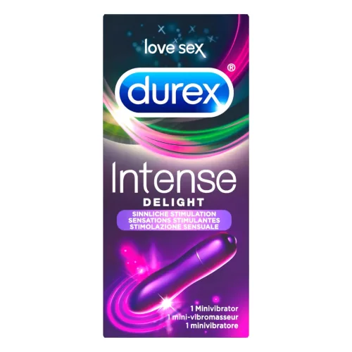 Durex Intense Delight Bullet - mini lila rúdvibrátor 
