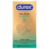 Durex Nude Close Fit - vékony óvszer 10 db