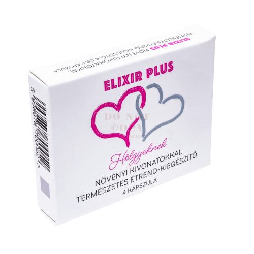 Elixir Plus vágyfokozó kapszula nőknek - 4 db